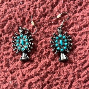 Silver and Turquoise Earrings